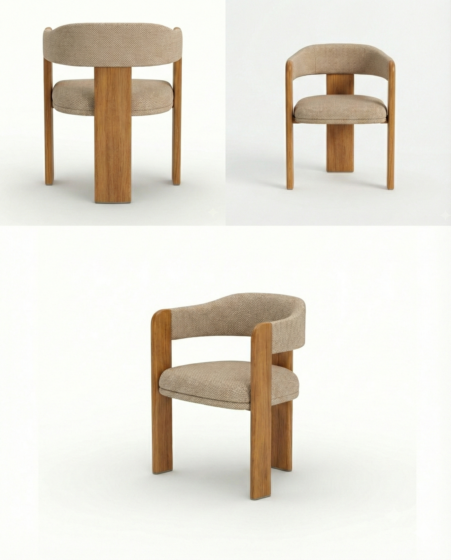 Meridian Dining Chair Natural Teak